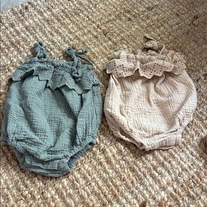 Rylee + Cru Rompers 3-6 months